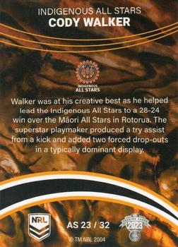2023 NRL Traders Elite - All Stars #AS23 Cody Walker Back